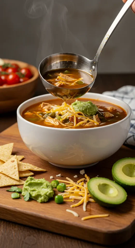 Poblano Chicken Tortilla Soup
