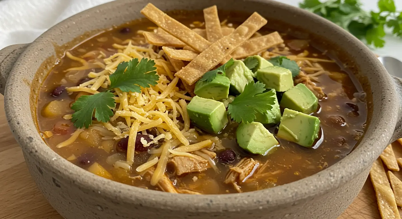 Poblano Chicken Tortilla Soup