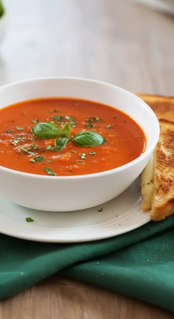 Roasted Tomato Basil Soup