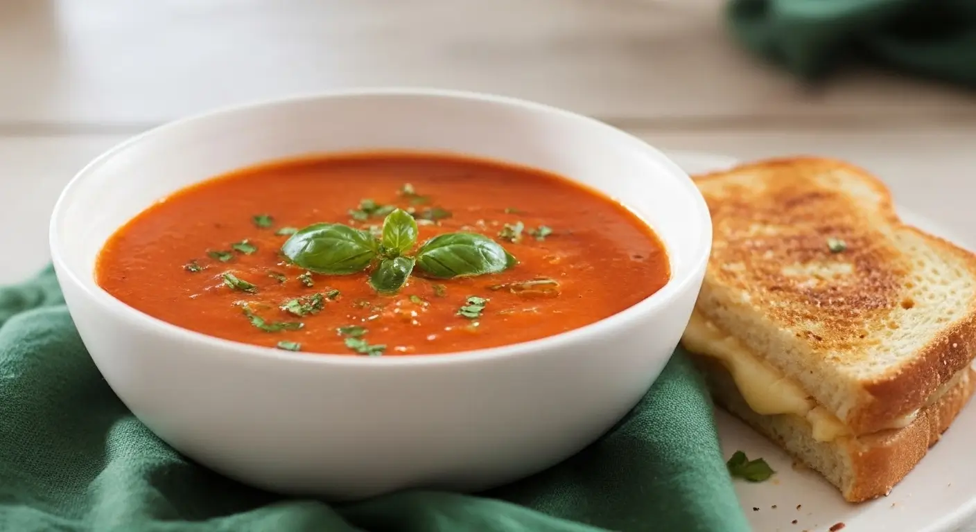 Roasted Tomato Basil Soup