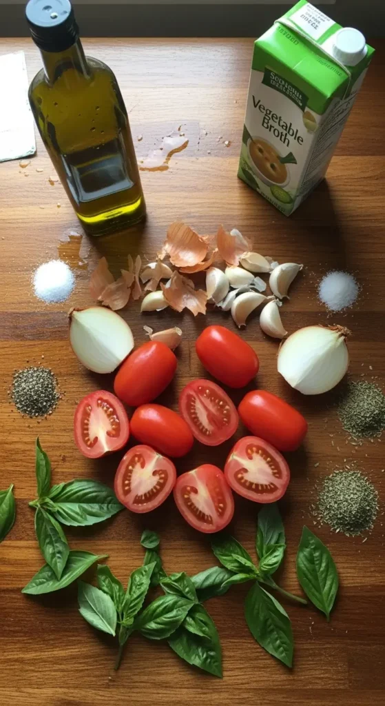 Roasted Tomato Basil Soup