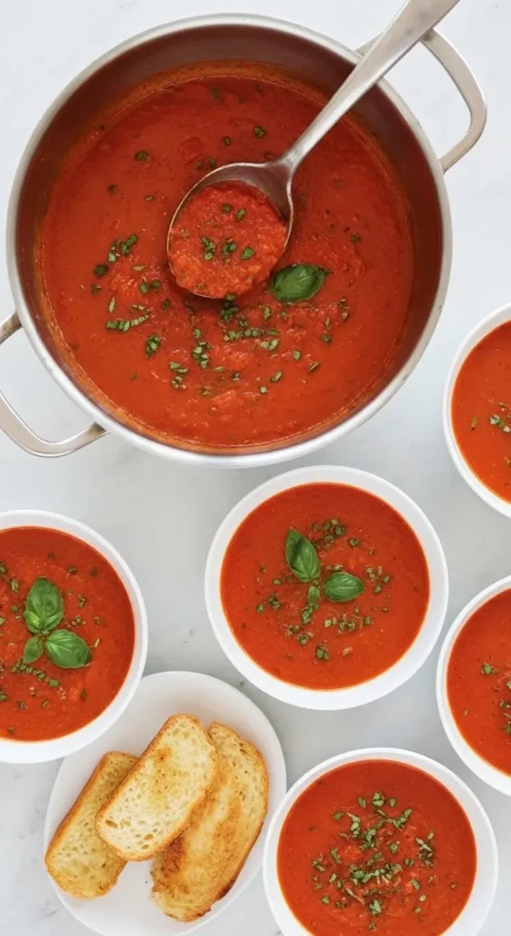 Roasted Tomato Basil Soup