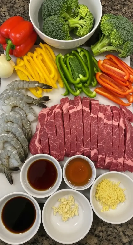 Steak & Shrimp Stir Fry