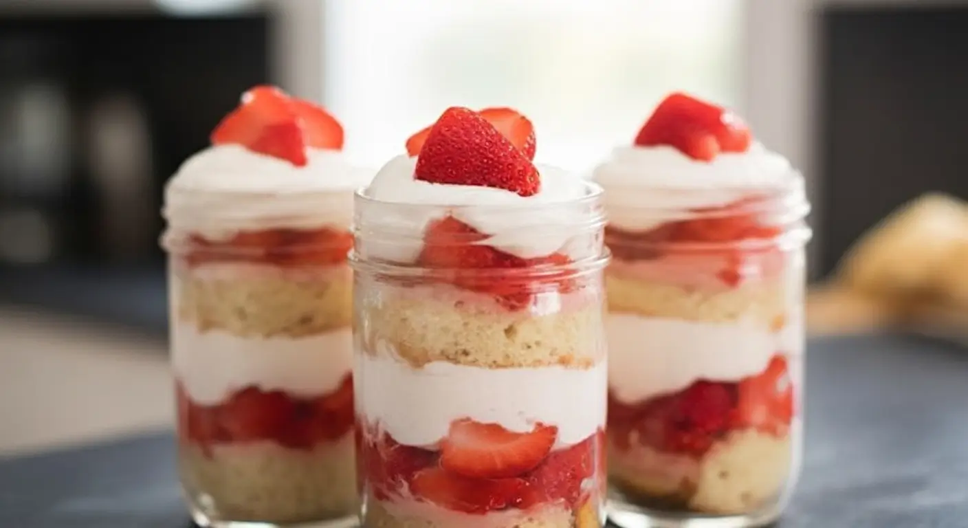 Strawberry Shortcake Parfait