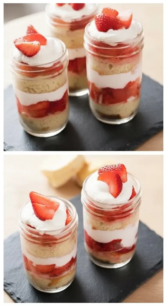Strawberry Shortcake Parfait
