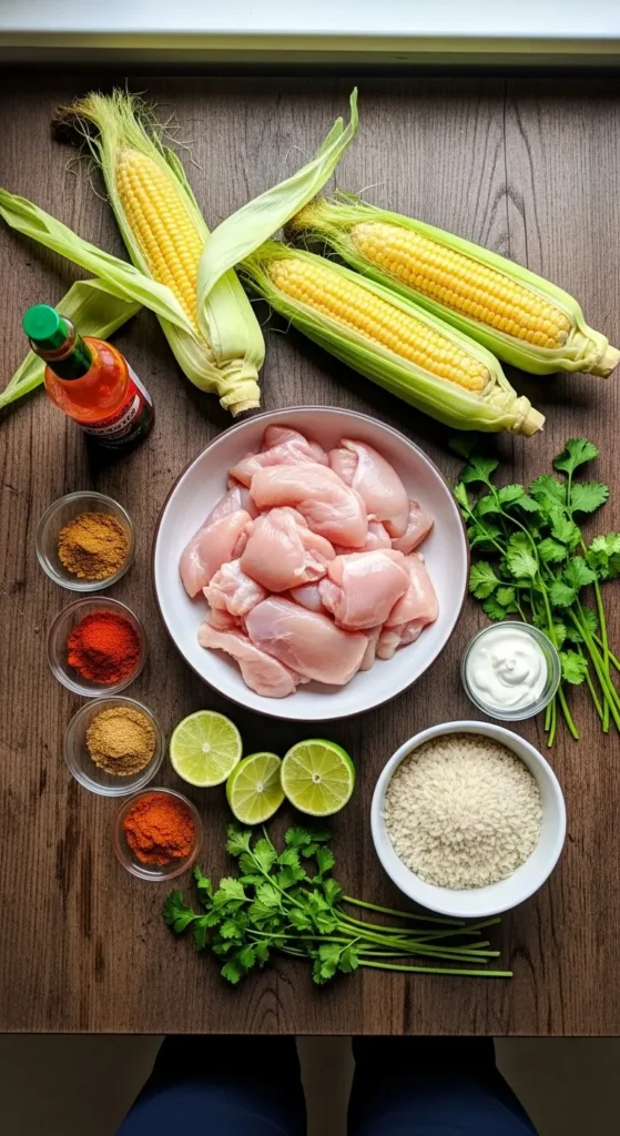 Street Corn Chicken Rice Bowl