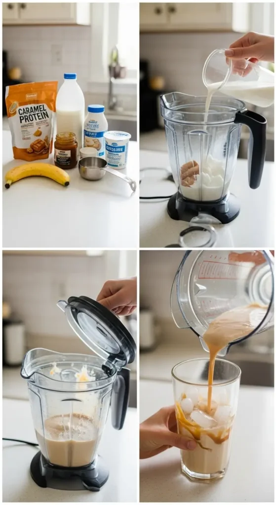 Caramel Iced Coffee Protein Shake