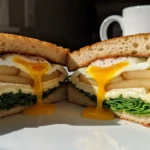 Caramelized Apple & Brie Breakfast Sandwich