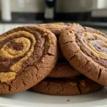 Chocolate Peanut Butter Swirl Cookies
