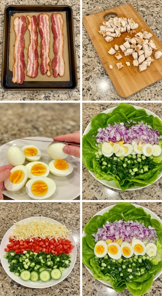 Classic American Cobb Salad