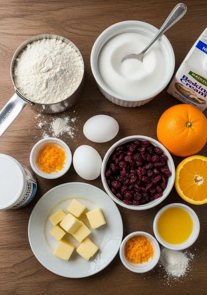 Cranberry Orange Scones