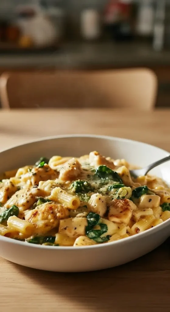 Creamy Garlic Parmesan Chicken Pasta