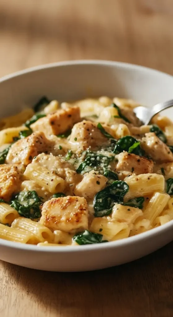 Creamy Garlic Parmesan Chicken Pasta