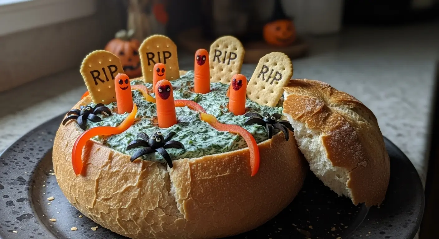 Halloween Spinach Dip