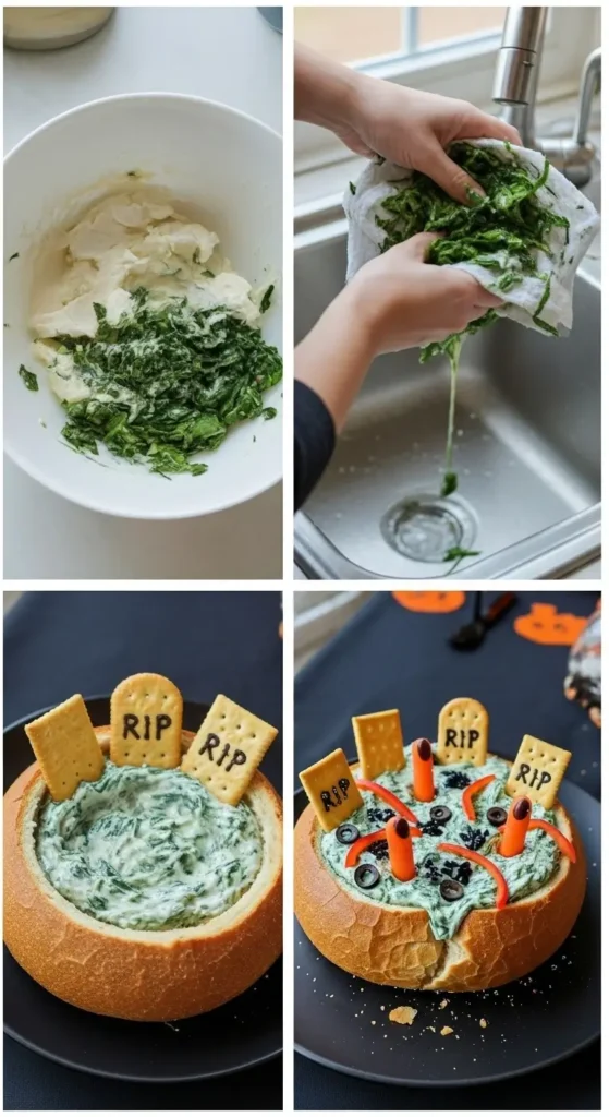 Halloween Spinach Dip
