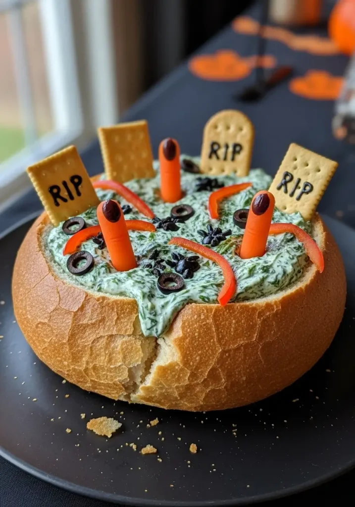 Halloween Spinach Dip
