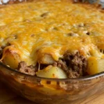 Hobo Casserole with Ground Beef & Potatoes