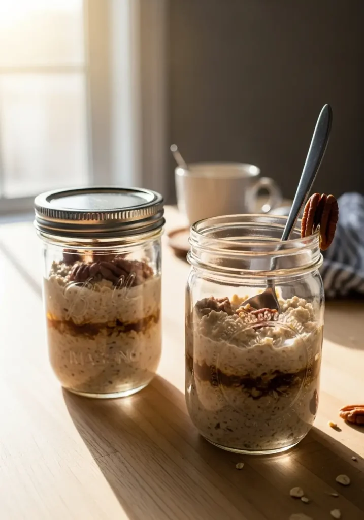 Maple Pecan Overnight Oats