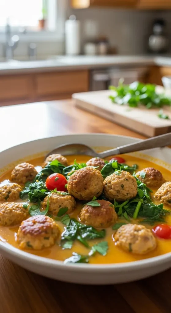 Marry Me Chicken Meatball Soup