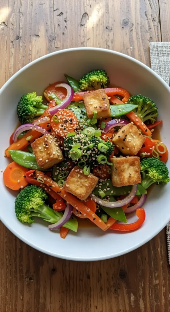 Tofu and Veggie Stir-Fry