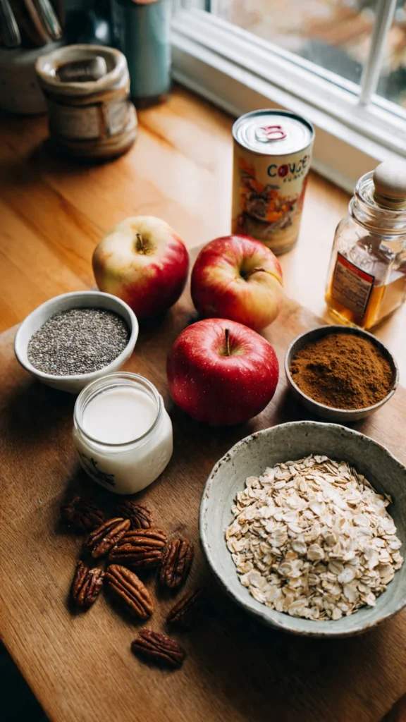 Apple Crumble Chia Pudding