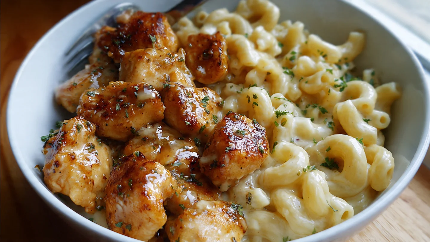 Chicken with Mac & Cheese