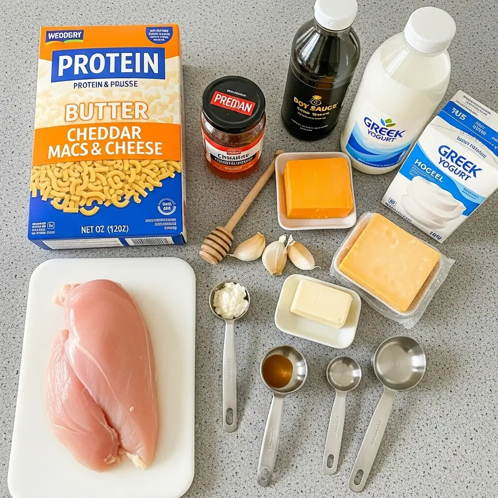 Chicken with Mac & Cheese