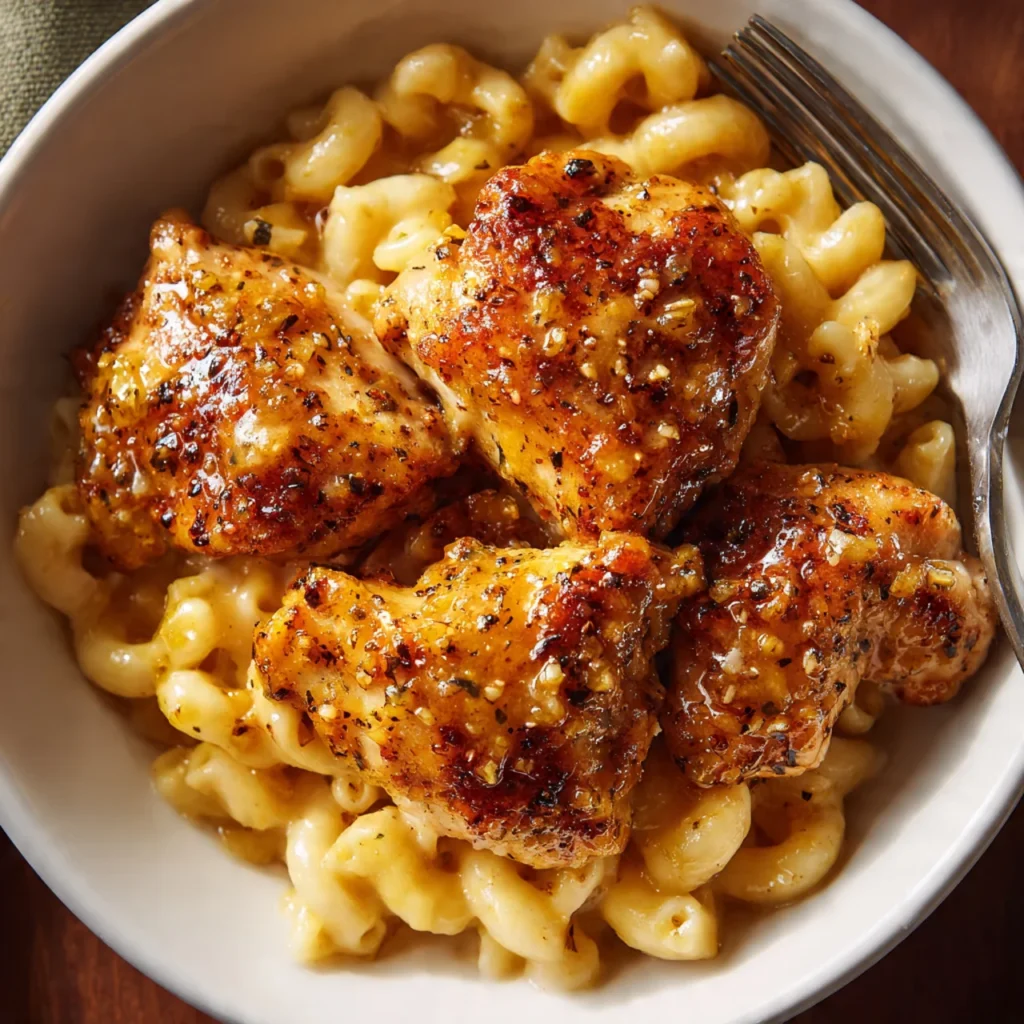 Chicken with Mac & Cheese