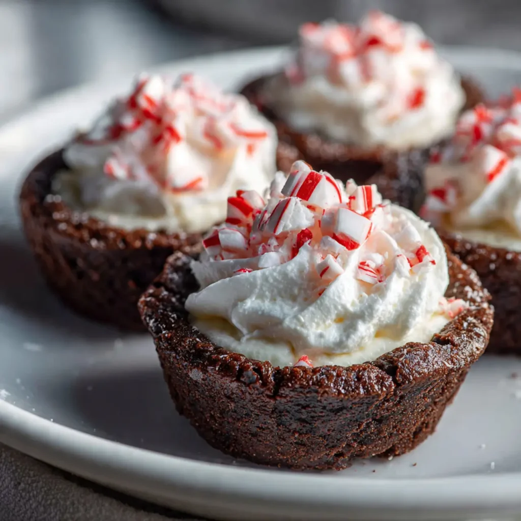 Peppermint Cookie Cups