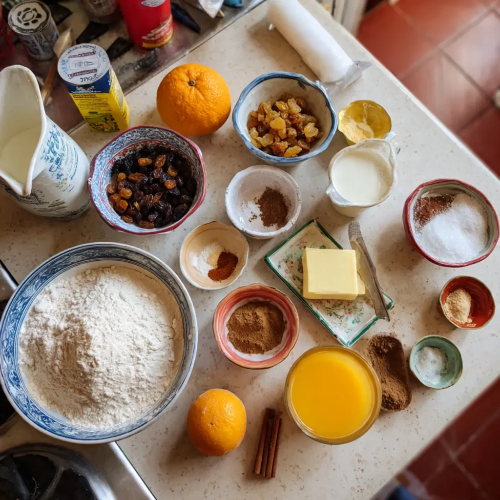 Christmas Bread with Dried Fruit