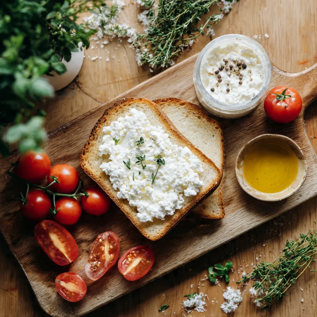 Cottage Cheese Toast