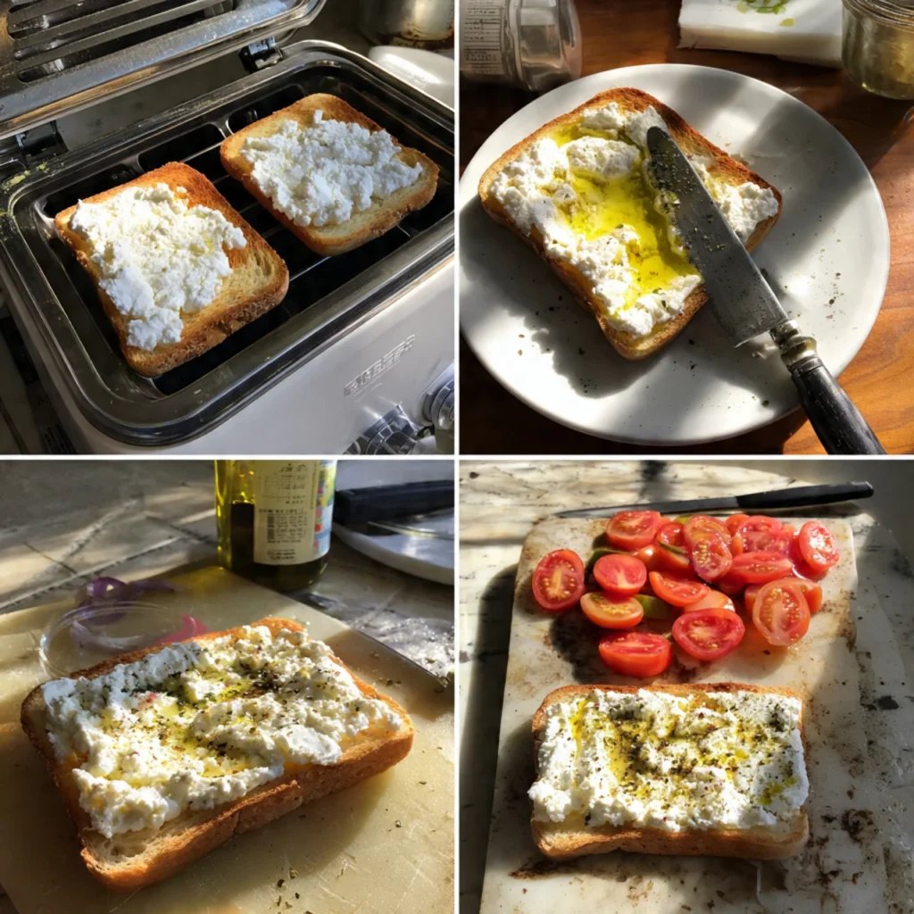 Cottage Cheese Toast