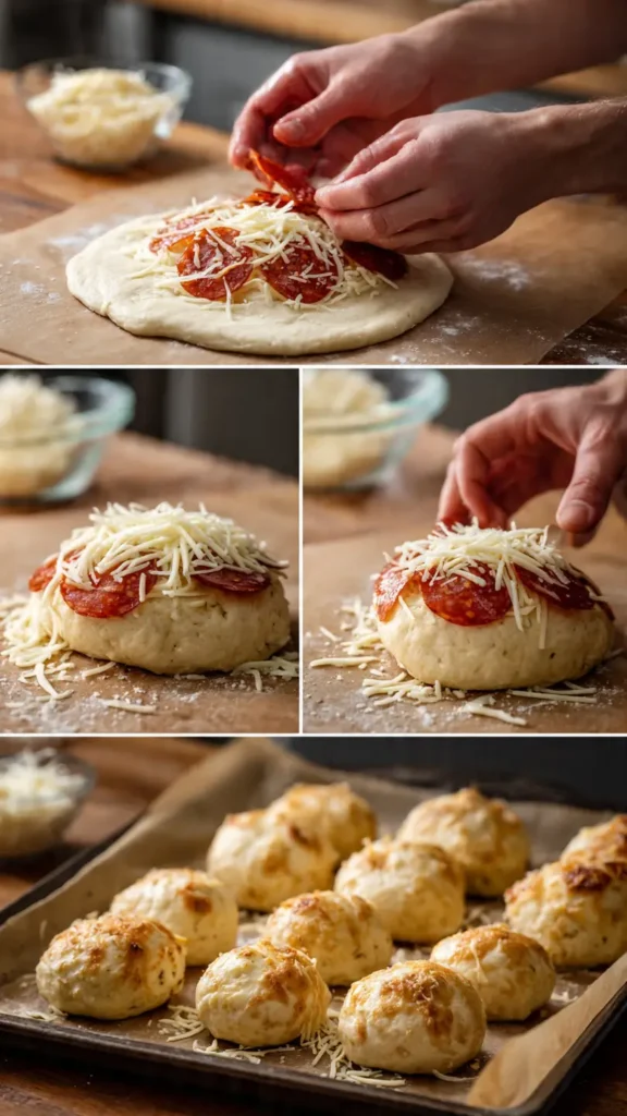 Pepperoni Pizza Bomb