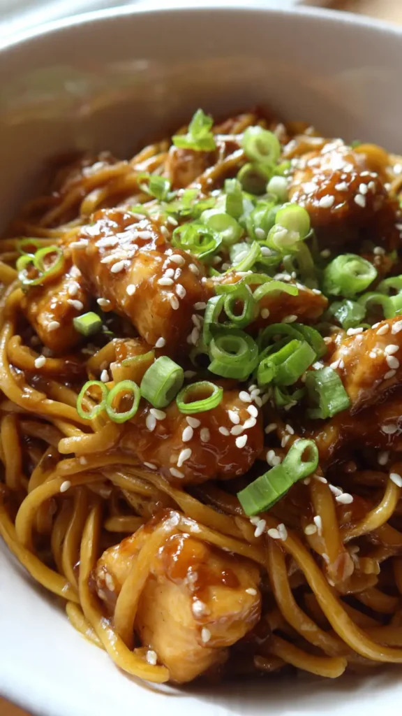 Garlic Chicken Noodles