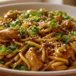 Garlic Chicken Noodles