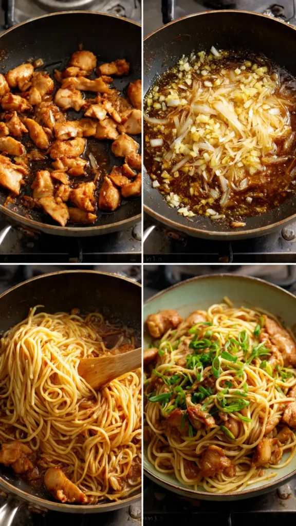 Garlic Chicken Noodles