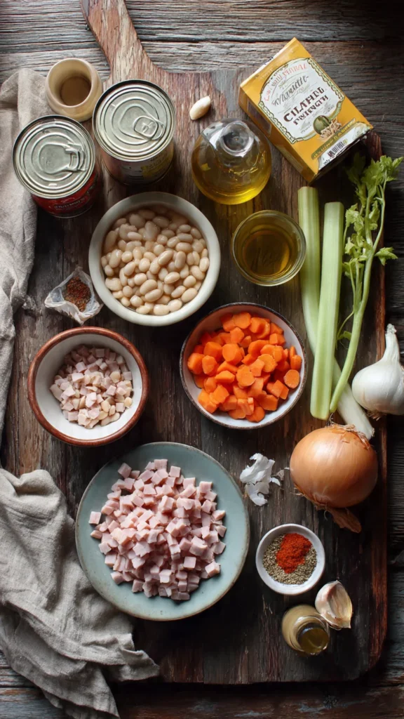 Easy White Bean and Ham Soup Recipe