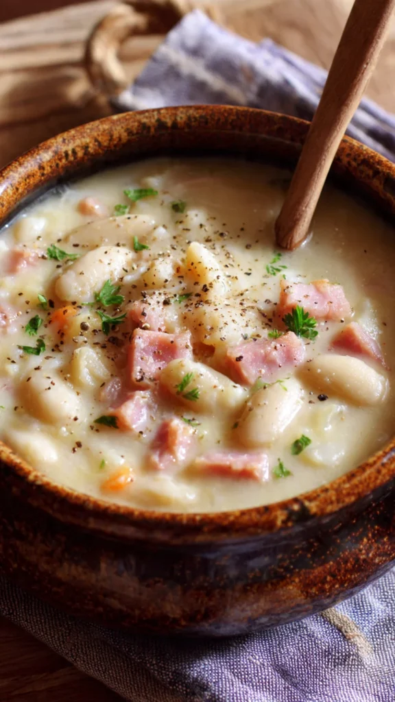 Easy White Bean and Ham Soup Recipe