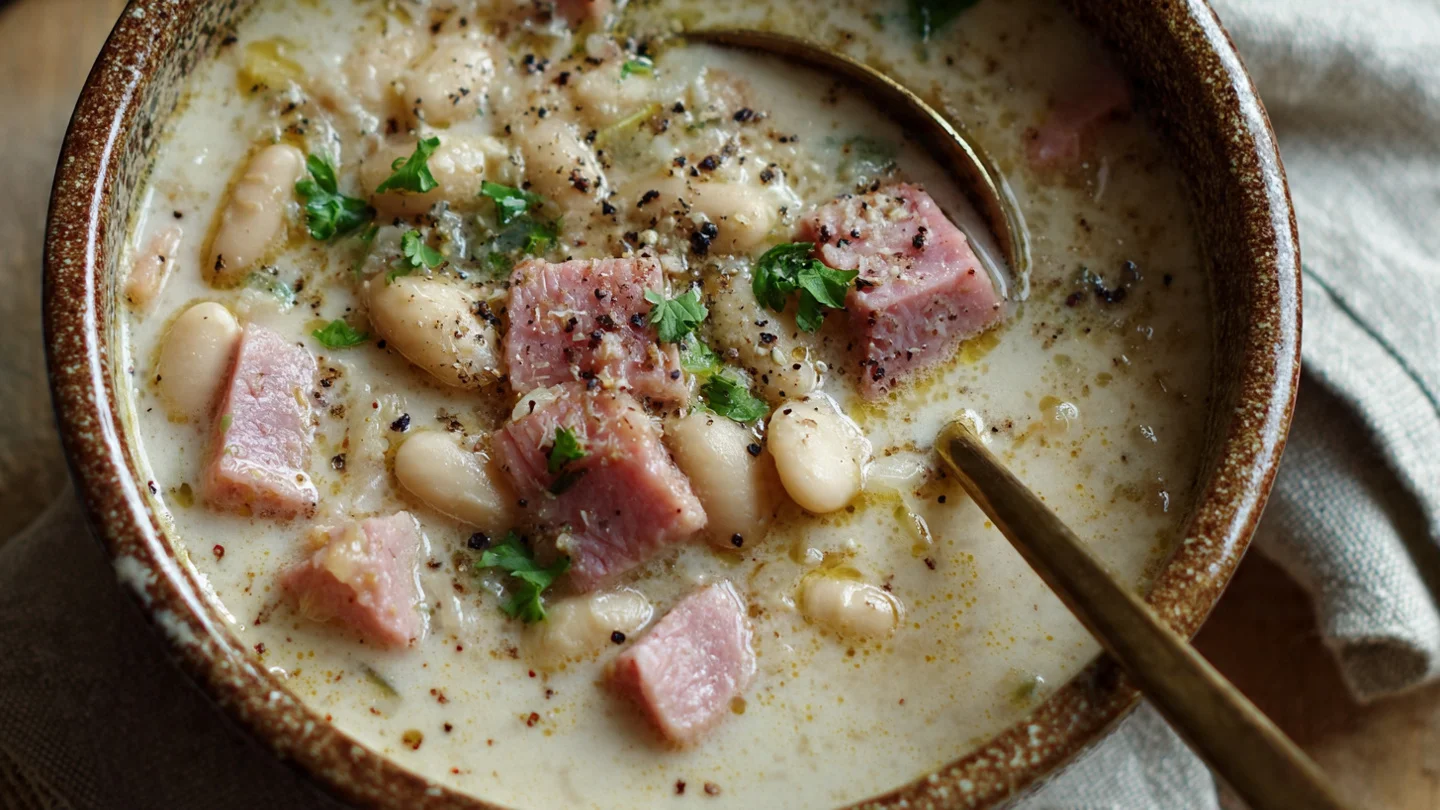 Easy White Bean and Ham Soup Recipe