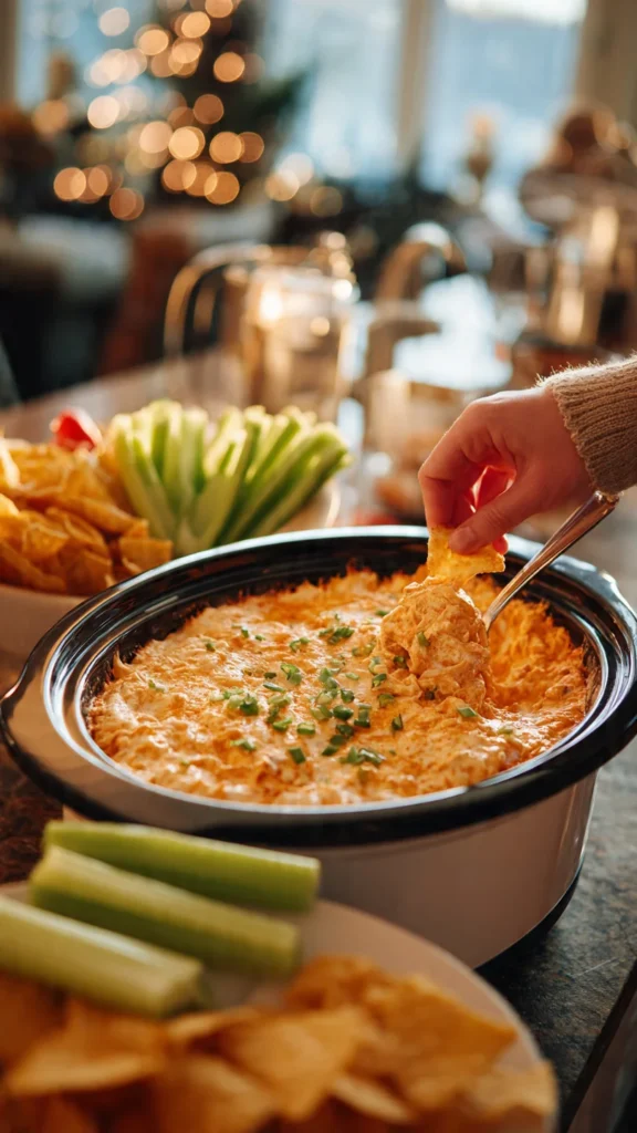 Slow Cooker Buffalo Chicken Dip
