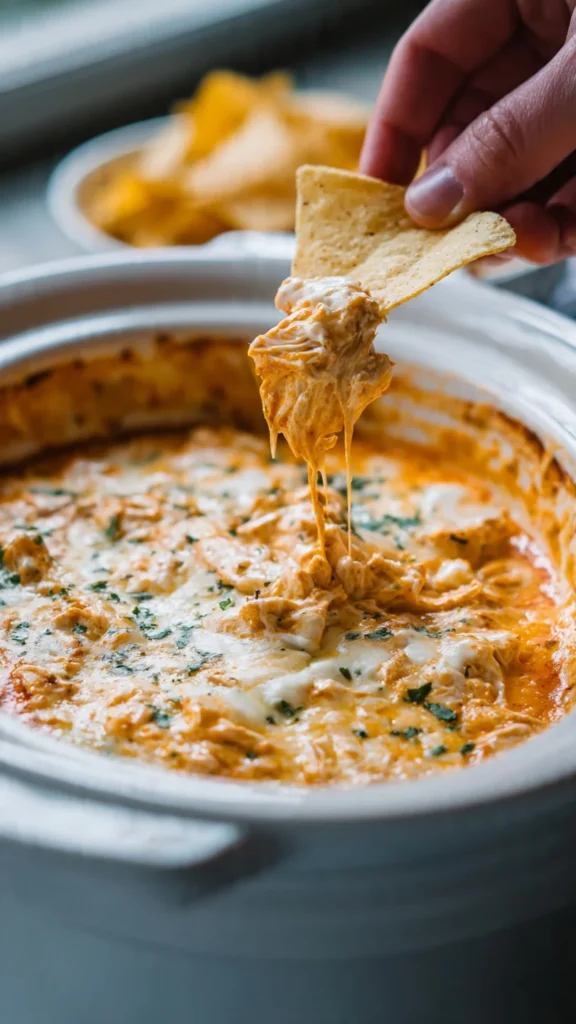 Slow Cooker Buffalo Chicken Dip