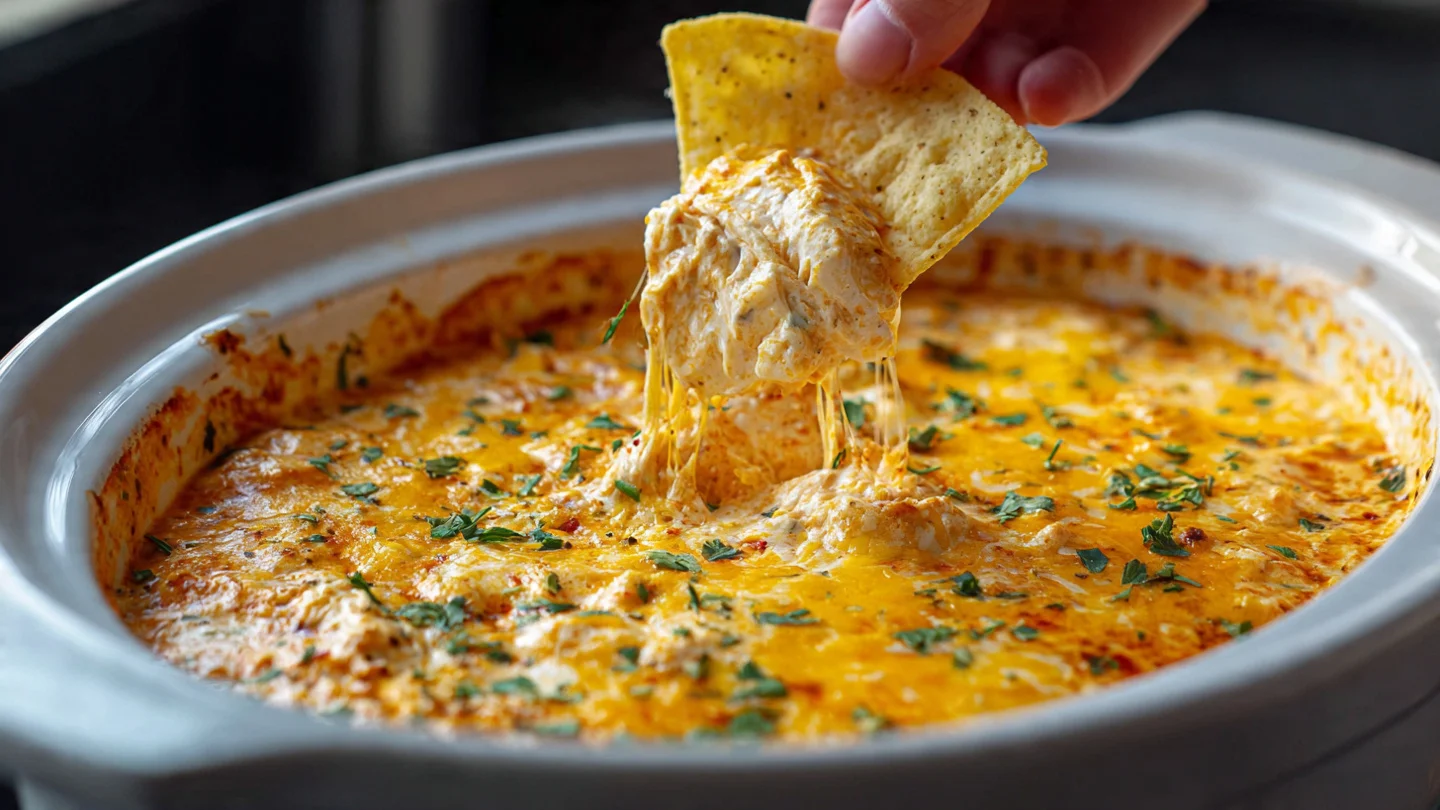 Slow Cooker Buffalo Chicken Dip
