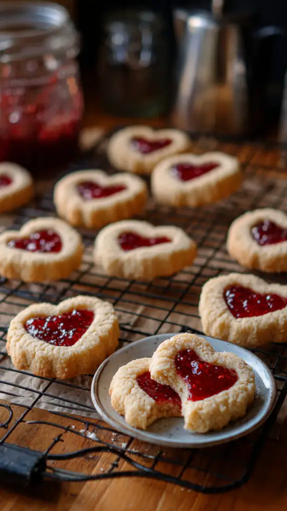 Thumbprint Heart Cookies Recipe