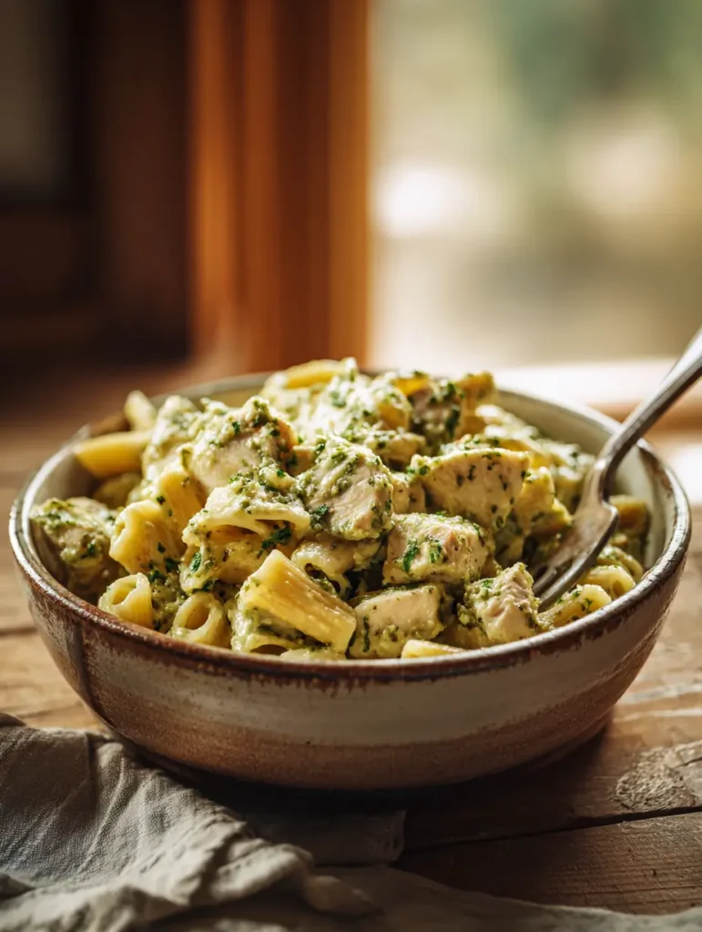 Creamy Pesto Chicken Pasta
