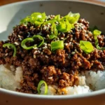Korean Ground Beef Bowl