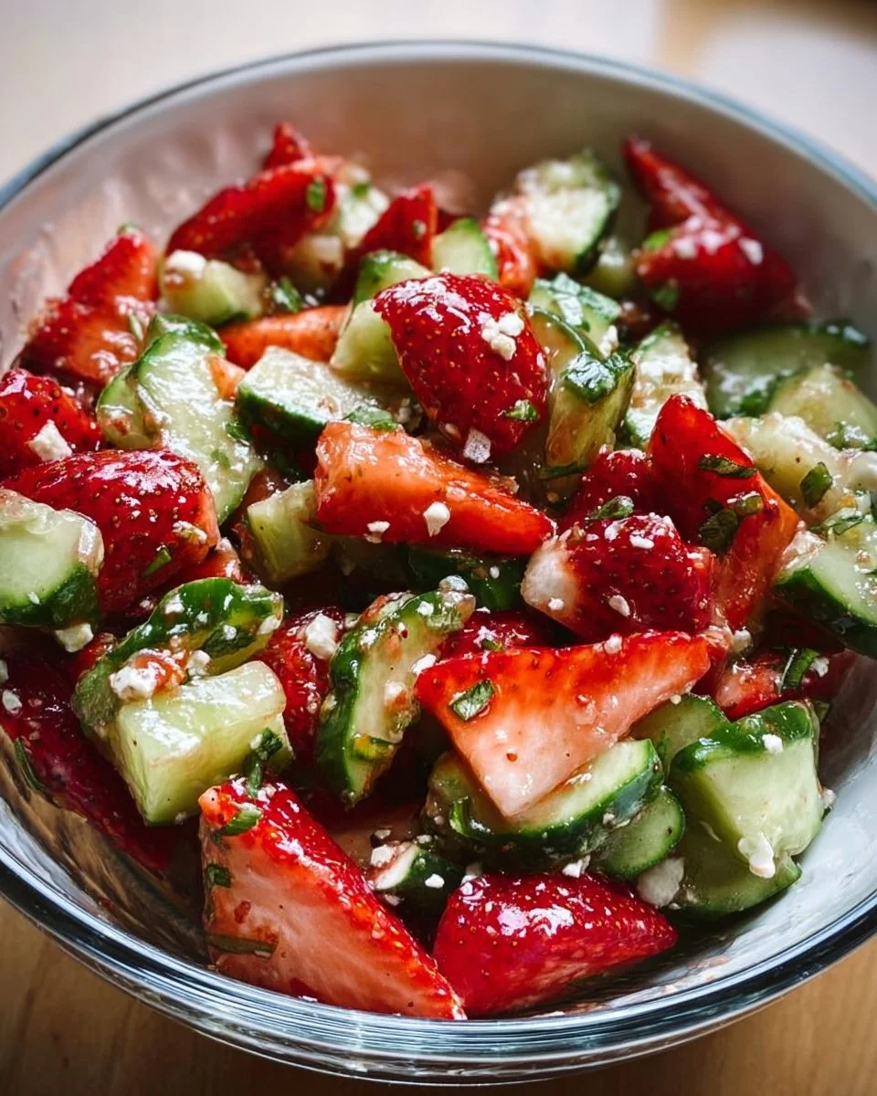 20-Minute Strawberry Cucumber Salad