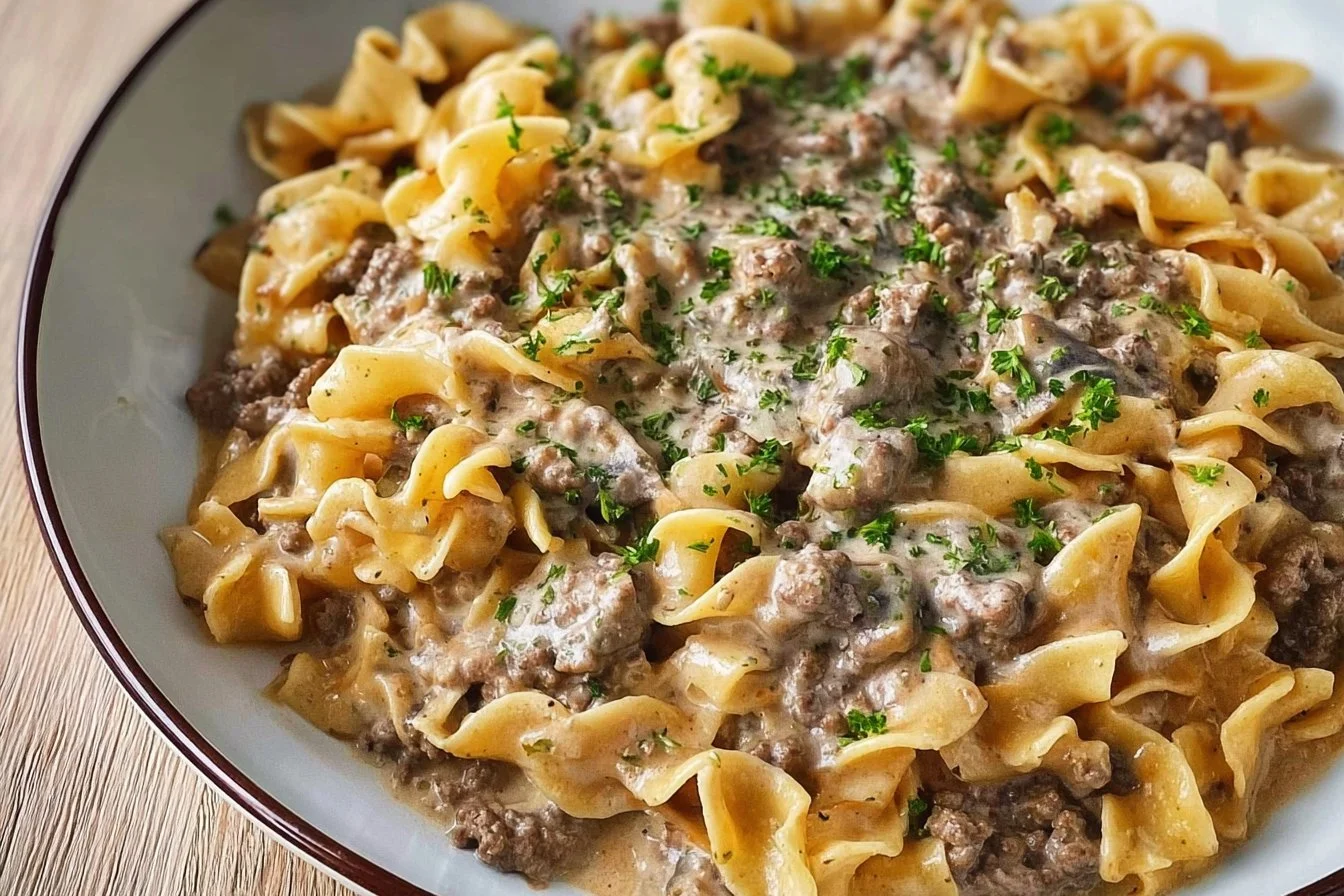 30-Minute Ground Beef Stroganoff