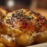 Delicious Amish chicken dish served with fresh vegetables