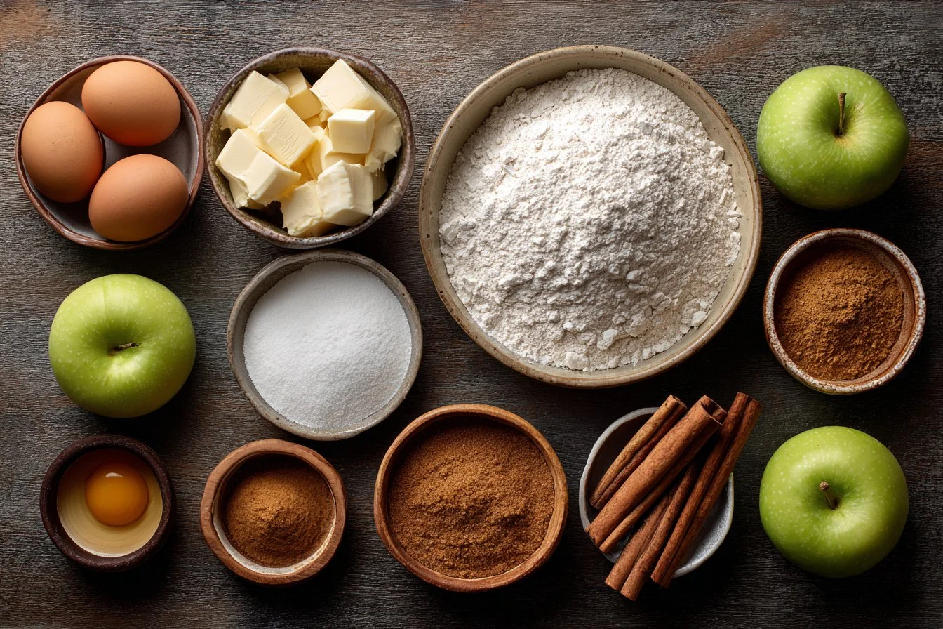 Apple Cider Doughnut Cake with Cinnamon Sugar