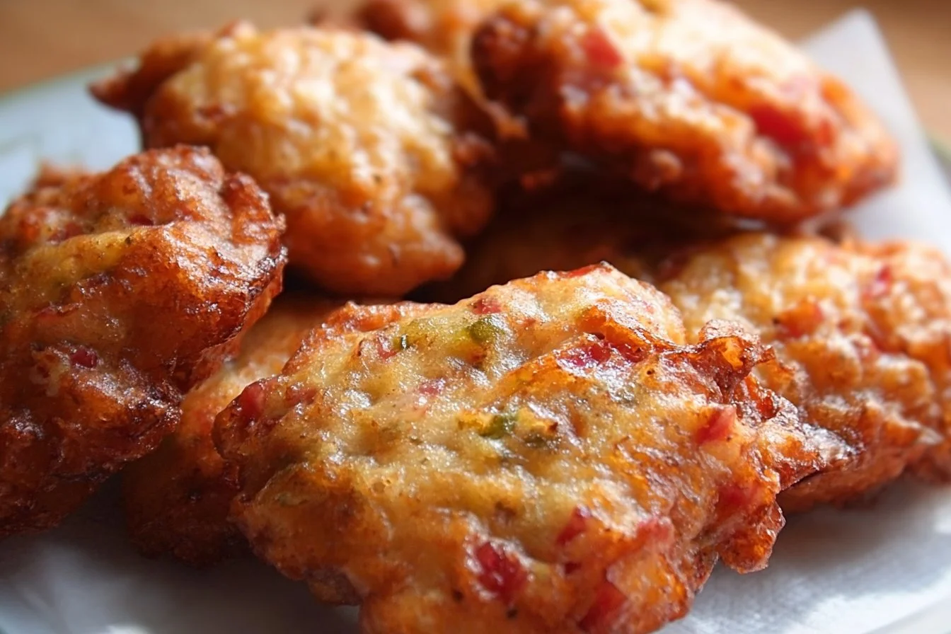 Baked Rhubarb Fritters